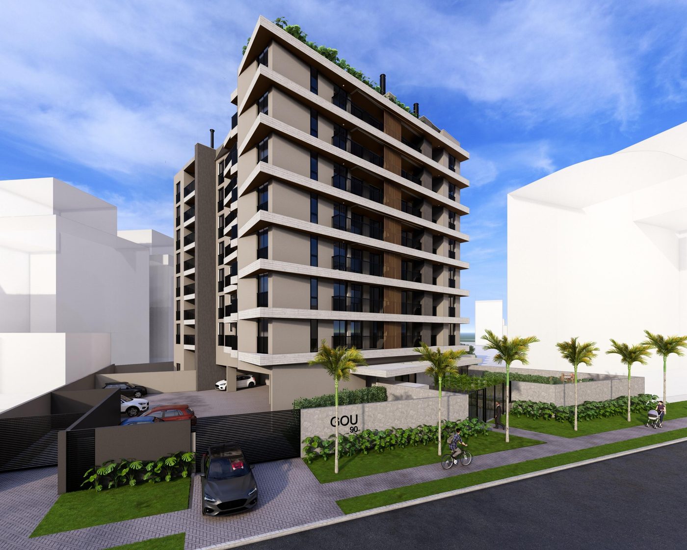 Render do empreendimento GOU 90